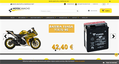 Desktop Screenshot of motoscamacho.es